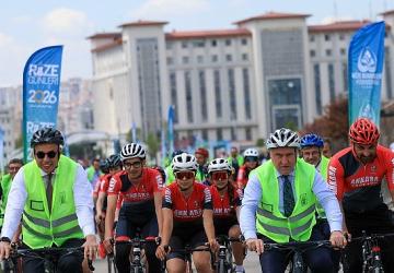 Ankara Rize Günleri'nde Pedallar Hareketli Yaşam İçin Çevrildi