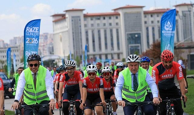 Ankara Rize Günleri'nde Pedallar Hareketli Yaşam İçin Çevrildi