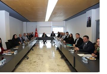 Başkan Şadi Özdemir sanayi bölgeleri temsilcileriyle bir araya geldi