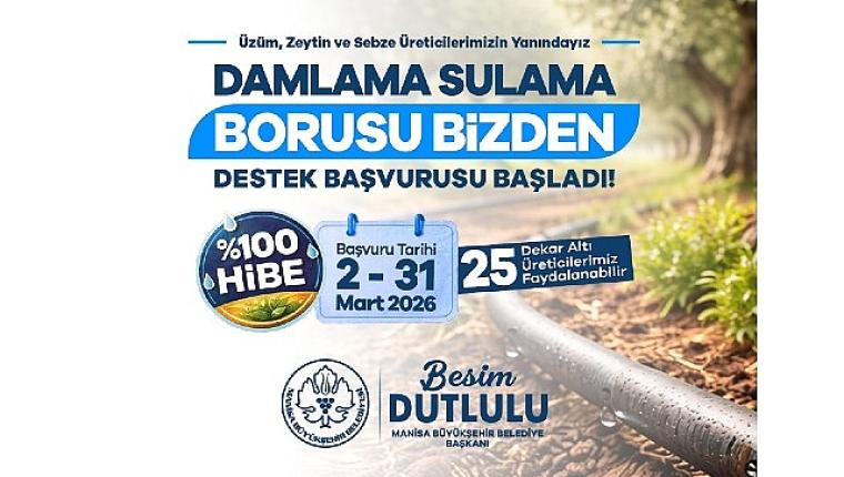 Büyükşehir'den Üreticilere Yüzde 100 Hibe Desteği