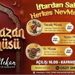 “İftardan Sahura Herkes NevMekan'a" Bekliyoruz!