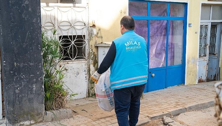 Milas Belediyesi Soğuk Kış Günlerinde Vatandaşların Yanında