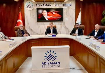 Adıyaman Belediyesi, haftalık olağan toplantısını gerçekleştirdi
