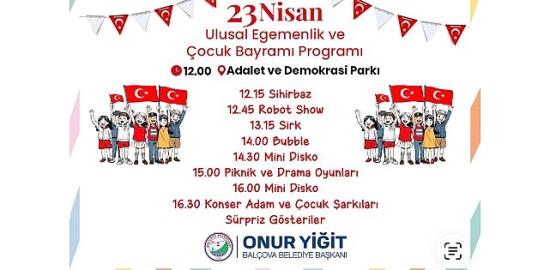 Balçova'da 23 Nisan Coşkusu: Bayram Sevinci Tüm İlçeyi Saracak