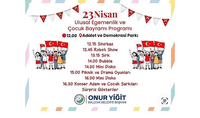 Balçova'da 23 Nisan Coşkusu: Bayram Sevinci Tüm İlçeyi Saracak