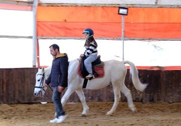 Ara tatili at üstünde geçirdiler