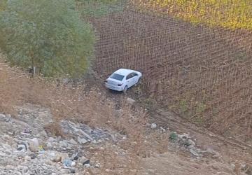 Adıyaman’da otomobil şarampole devrildi: 1 Yaralı