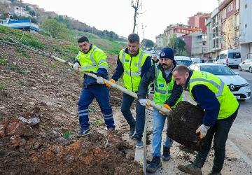 Zümrütevler'in parkları geri dönüşümle yenileniyor