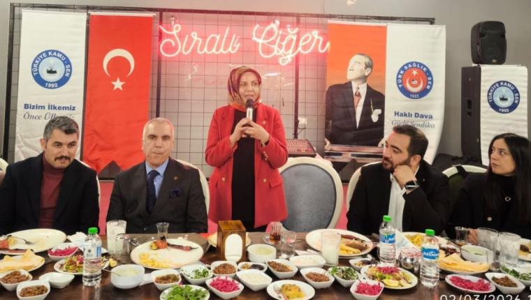 Türk Sağlık-Sen Adıyaman Şubesi Ramazan’da temsilcileriyle bir araya geldi