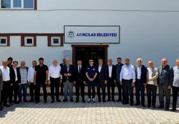 Vali Yardımcısı Göktaş ve beraberindeki heyetten Kahta Akıncılar Belediyesi’ne ziyaret
