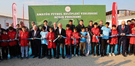 Adıyaman’da Amatör Futbol Kulüpleri Yerleşkesi hizmete açıldı