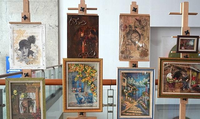 Keçiören'de Konukevi Sakinleri El Emeği Ürünlerini Sergiledi