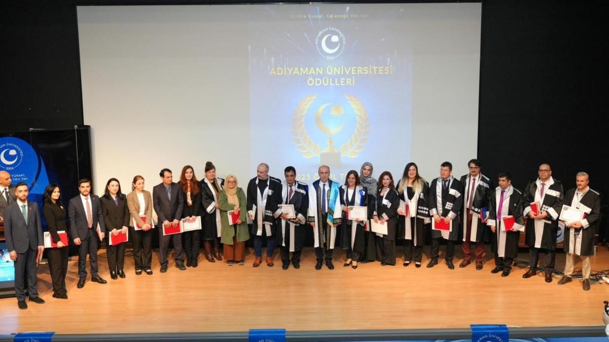 Adıyaman Üniversitesi 2025 Yılı Ödül Töreni gerçekleştirildi