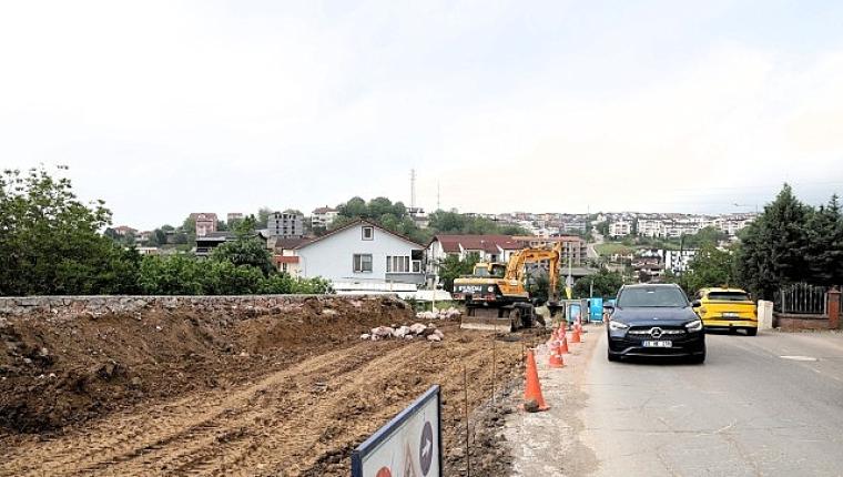 Başiskele'de Selahattin Eyyubi Caddesi genişliyor