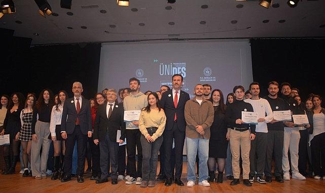 Ege Üniversitesi “ÜNİDES Sertifika Töreni'ne ev sahipliği yaptı