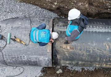 Halıdere'de Altyapı Çalışmaları Tüm Hızıyla Devam Ediyor