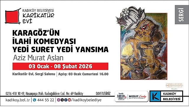Karikatür Evi'nde Karagöz'ün İlahi Komedyası Sergisi