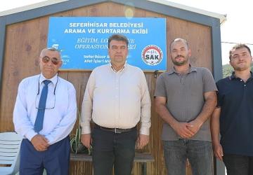 Seferihisar Belediyesi Arama Kurtarma ekibi Afad Akreditasyon Sertifikası aldı