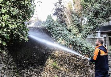 Başkent'in Simgesi Kuğulupark'ta Buharlı Temizlik