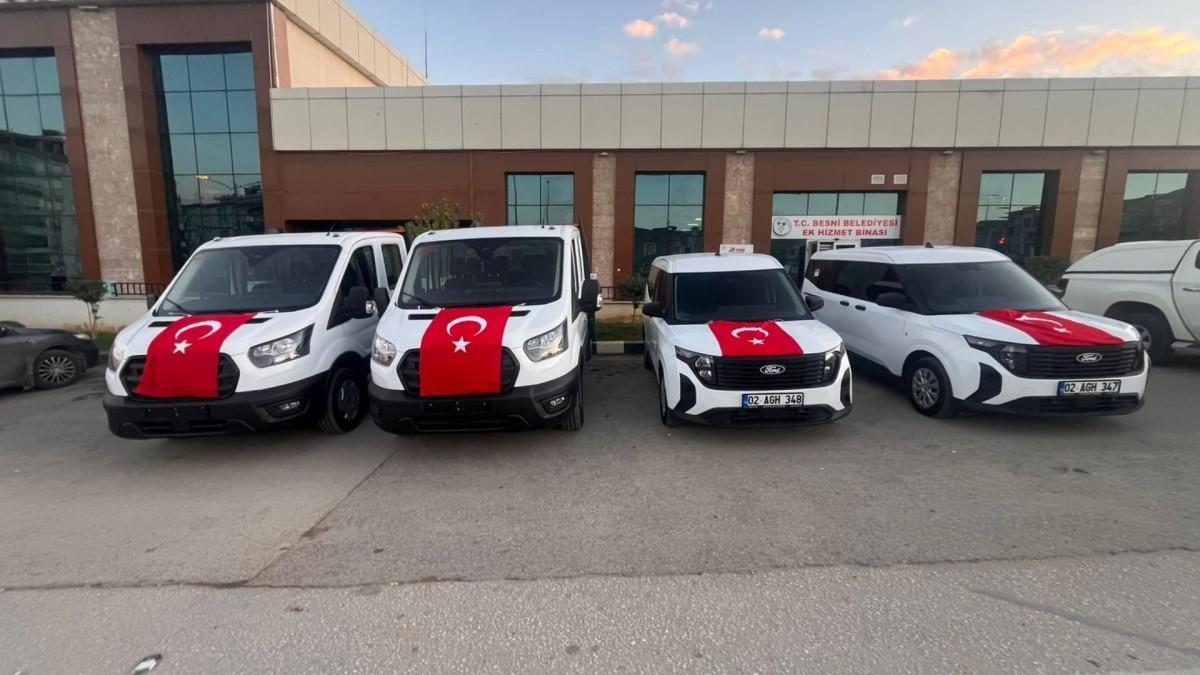 Besni Belediyesi araç filosunu genişletti