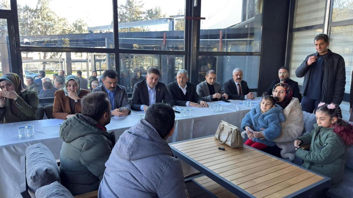 Milletvekili İshak Şan, Kahta’da vatandaşlarla bir araya geldi