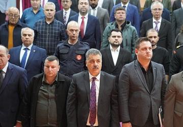 İlçe Afet Müdahale Planları Koordinasyon Toplantısı, Seferihisar'da Vali Yardımcısı İsmail Çorumluoğlu başkanlığında gerçekleştirildi.