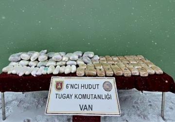 TSK Van hudut hattında 77,8 kilogramlık madde ele geçirdi