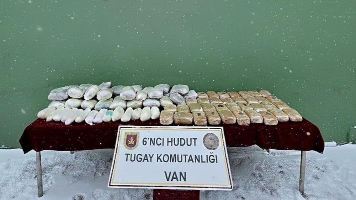 TSK Van hudut hattında 77,8 kilogramlık madde ele geçirdi