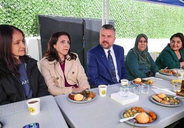 Başkan Görkem Duman, “Beş Çayı" na konuk oldu