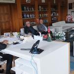 Tıraş'tan Başkan Topaloğlu'na ziyaret