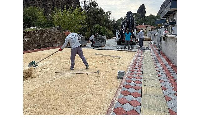 Kuzdere'de altyapı çalışması