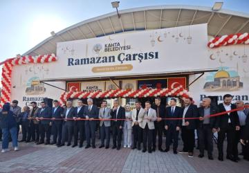 Kahta’da Ramazan Çarşısı’nın resmi açılışı yapıldı - Videolu Haber