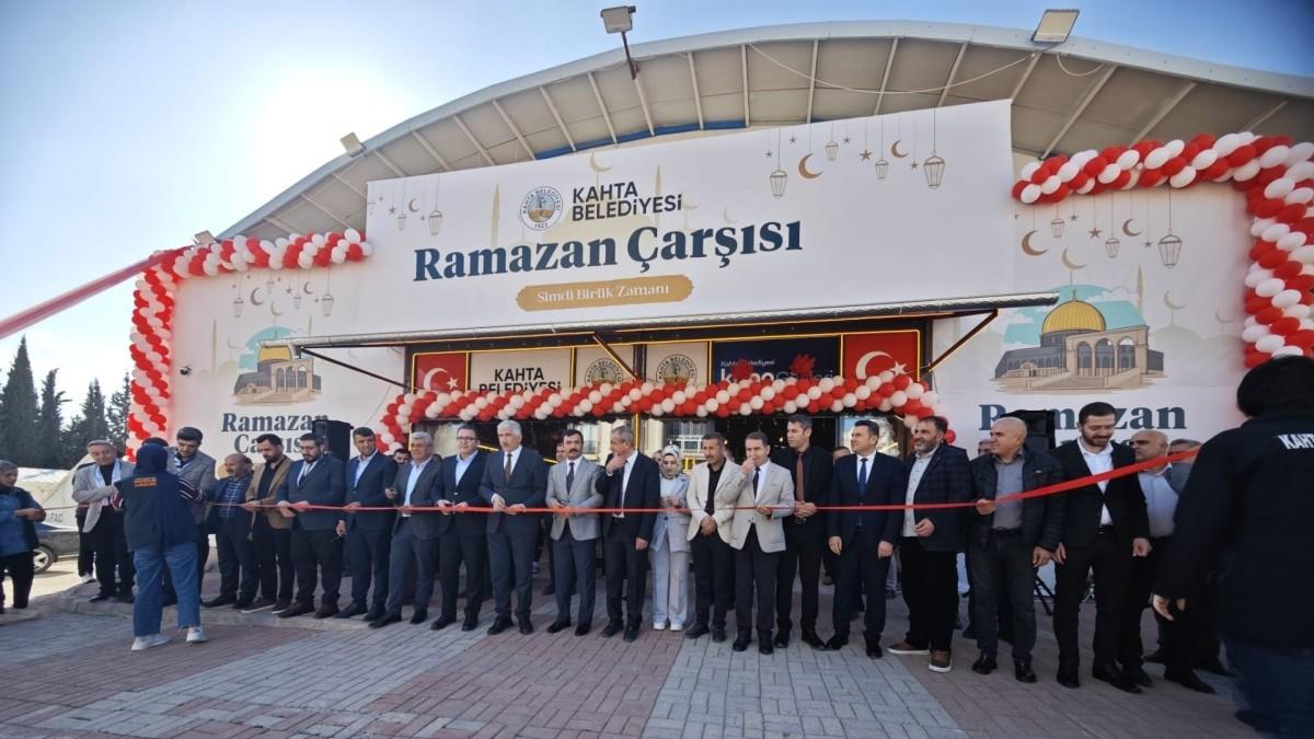 Kahta’da Ramazan Çarşısı’nın resmi açılışı yapıldı - Videolu Haber