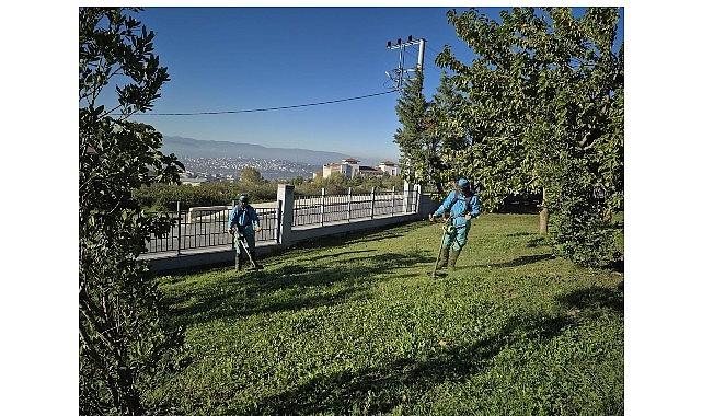 Dilovası Millet Bahçesi dip köşe temizleniyor
