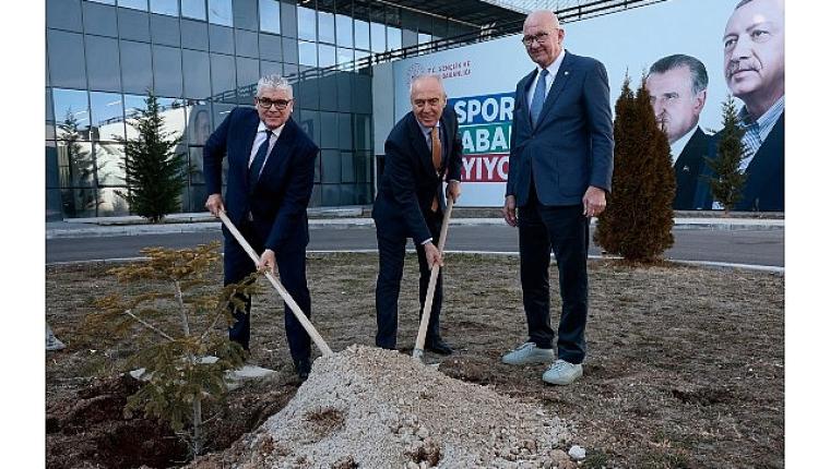 2026 UEC Avrupa Pist Bisikleti Şampiyonası Kapsamında Konya'da Anlamlı Ağaç Dikimi