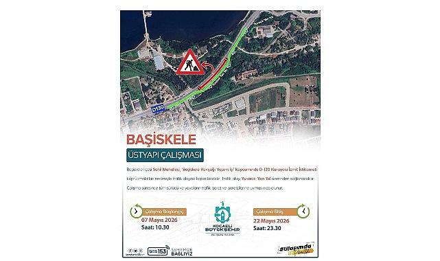 D-130 İzmit istikameti 22 Mayıs'a kadar trafiğe kapalı