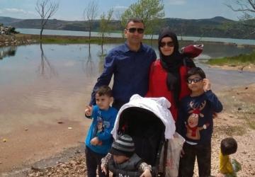 Gölbaşı’ndaki kazada yaşamını yitiren anne ve 3 çocuğu son yolculuğuna uğurlandı