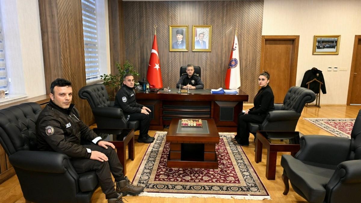 Adıyaman İl Emniyet Müdürlüğü’nde personelle birebir görüşmeler devam ediyor