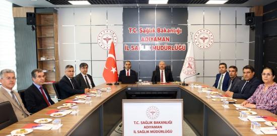 Vali Abdullah Küçük’ten İl Sağlık Müdürlüğü’ne ziyaret