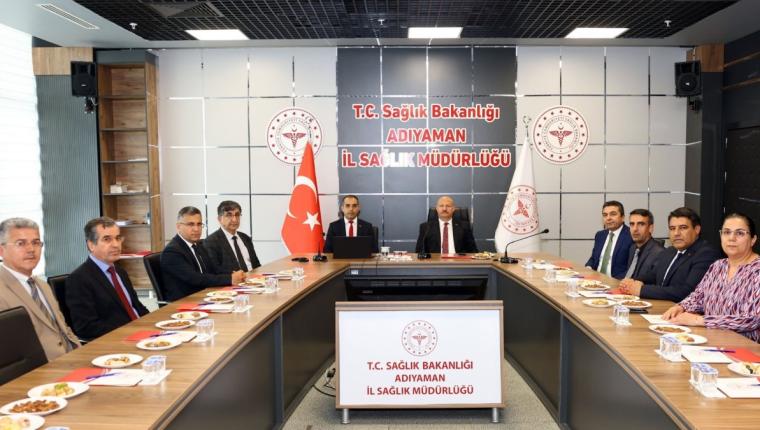 Vali Abdullah Küçük’ten İl Sağlık Müdürlüğü’ne ziyaret