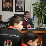 Şampiyon Karateciler Başkan Kocaman'ın Konuğu Oldu