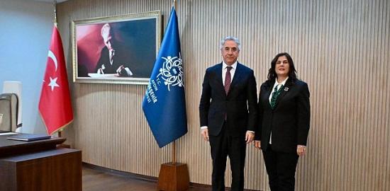 Başkan Çerçioğlu'na Yerel Yönetimler Başkan Yardımcısı Yanılmaz'dan Ziyaret