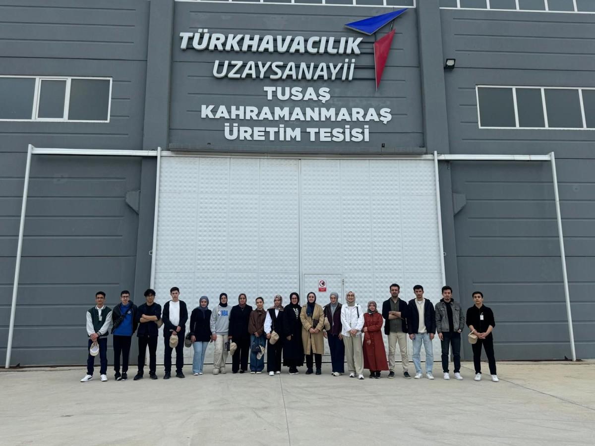 Pusula Maraş’tan Gençlere TUSAŞ’ta Teknik Deneyim