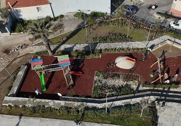 Konak'ın göz bebeği Narin Parkı'na yağmur bahçesi