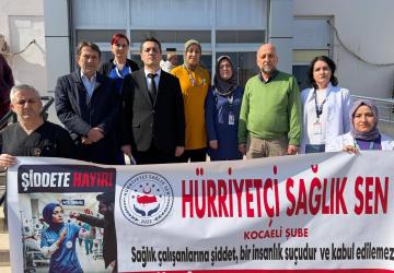 Hürriyetçi Sağlık Sen, “Çalışana uzanan el, kamu düzenine uzanmıştır”
