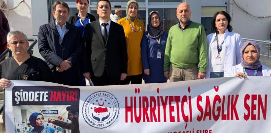 Hürriyetçi Sağlık Sen, “Çalışana uzanan el, kamu düzenine uzanmıştır”