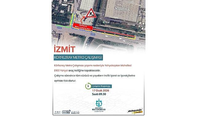 Yahyakaptan'da iki güzergâha geçici ara