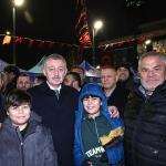 İlk teravih namazında dolup taştı