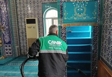 Canik'te Camiler Ramazan'a Hazır