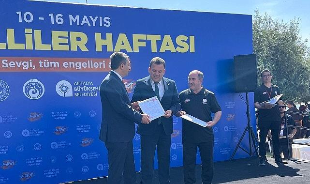 Kemer tarihinde ilk defa Erişilebilirlik Belgesi aldı